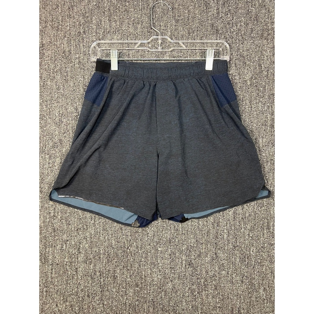 Lululemon Men's Surge Short 6" Lined Iron Blue Navy Heather Size Small S M7AB2S